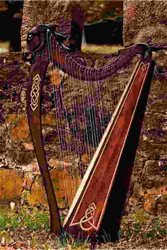 A Celtic Harp, A Traditional Instrument Known For Its Enchanting Melodies And Graceful Shape. Music From Around The World Solo Ensemble: Viola And Violin 3