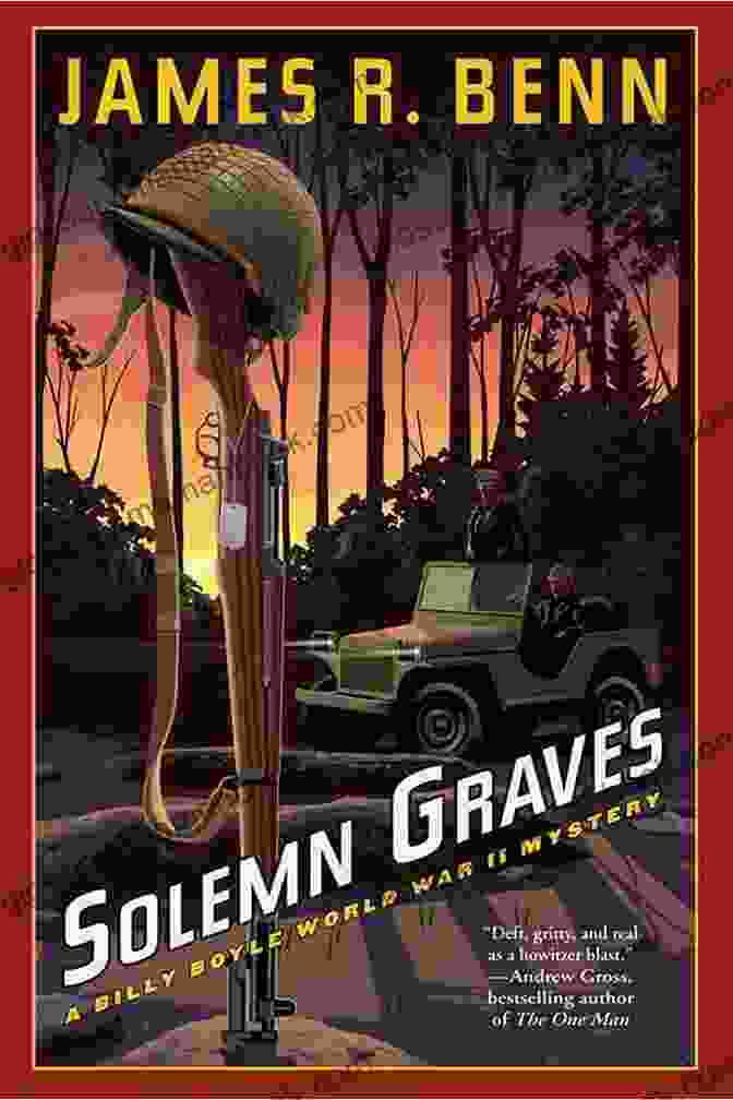 A Stack Of Books With The Solemn Graves Logo Embossed On Them, Representing The Literary Acclaim Of The Series. Solemn Graves (A Billy Boyle WWII Mystery 13)