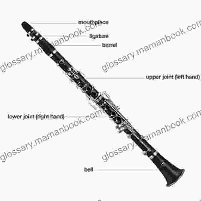 Diagram Of A Clarinet, Labeled With Its Components Mini Method For Clarinet: 1: English