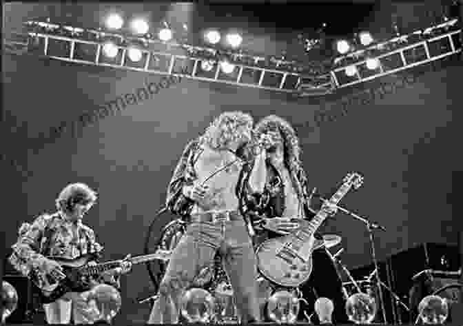 Led Zeppelin Performing On Stage, With Jimmy Page, Robert Plant, John Paul Jones, And John Bonham The History Of Rock: For Big Fans And Little Punks