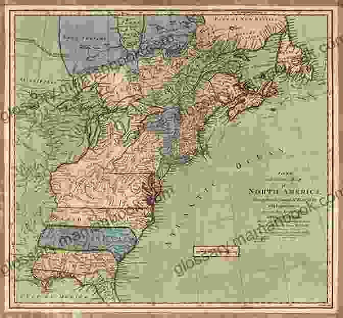 Map Of Colonial America The American Story: The Beginnings