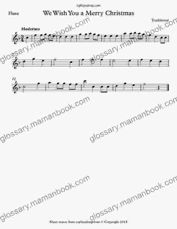 We Wish You A Merry Christmas Sheet Music For Flute Easy Christmas Carols For Flute: 27 Easy Holiday Songs Arranged For Beginning Musicians (Easy Christmas Carols For Concert Band Instruments 1)