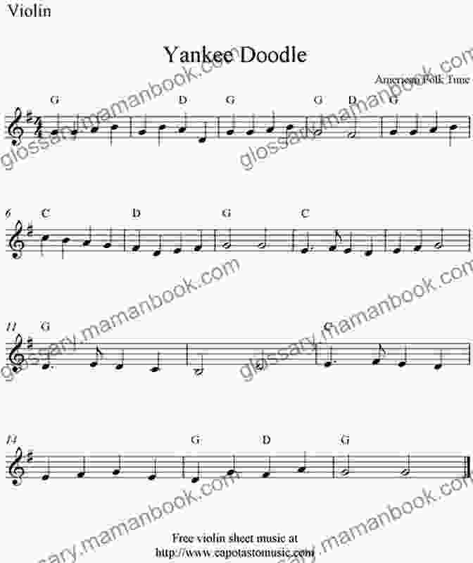 Yankee Doodle Patriotic Solos For Violin: 10 Patriotic Songs Of The U S A